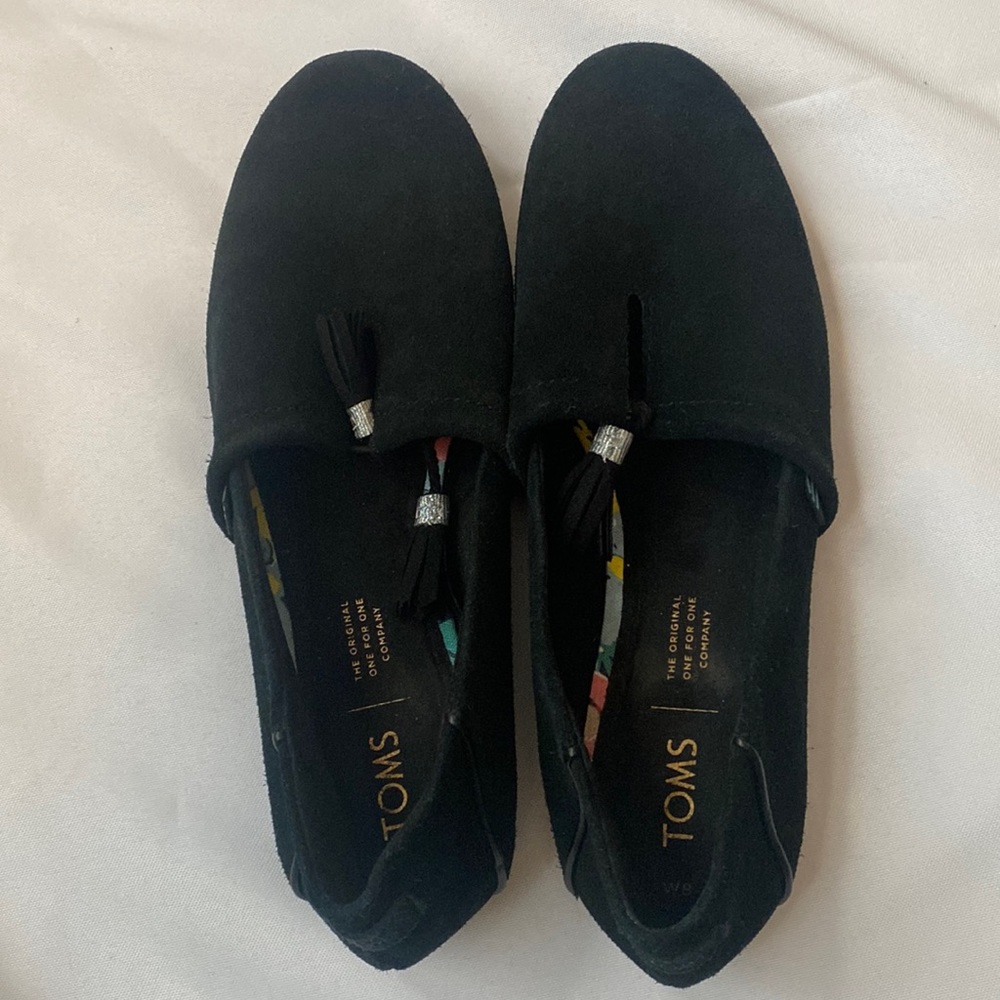 Black Suede flats